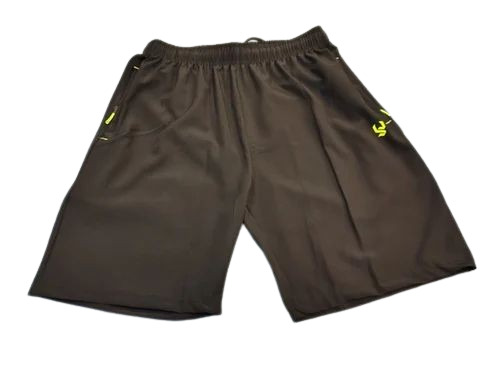 Brown Men Cotton Printed Short