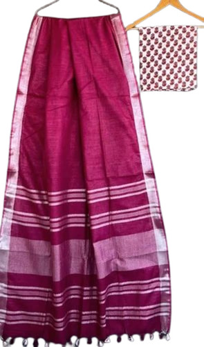 Designer Ladies Linen Saree