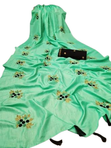 Dora Silk Saree With Embroidery Work