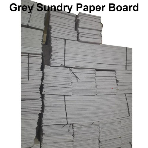 Eco Friendly Grey Sundry Paper Board - Paper Type: Made From Waste Paper/Sludge