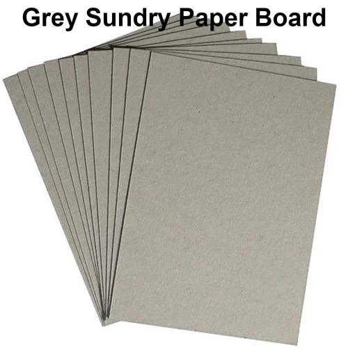Grey Sundry Paper Board - Paper Type: Made From Waste Paper/Sludge