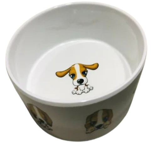 Melamine Dog Feeding Bowl - Stainless Steel, 4 Inch Diameter, Multicolor | Good Quality, Custom Size