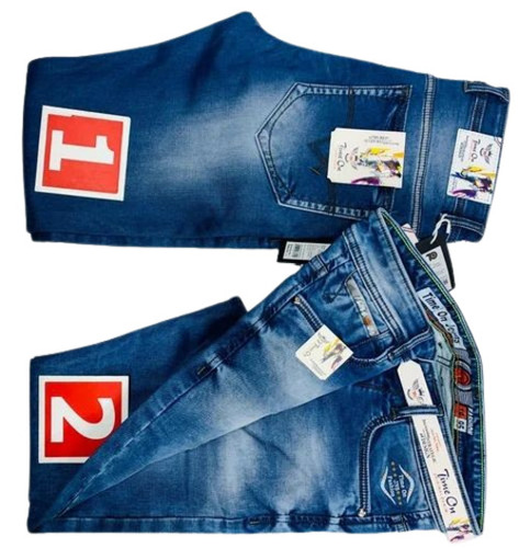 Men Plain Heavy Cotton Jeans