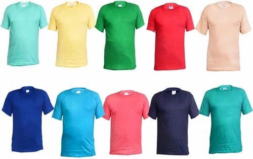 Men Plain Round Neck T Shirts