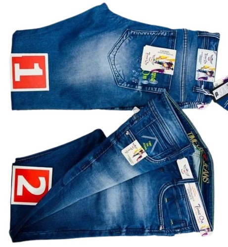 Mens Straight Denim Jeans