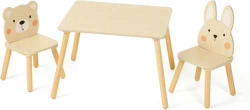 Play School Wooden Table Chair Set
