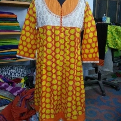 Polka Rapid Anarkali kurti