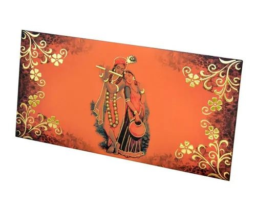 Radha Krishna Shagun Envelopes Pack - Color: Multicolor