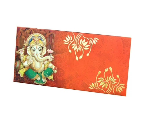 Shree Ganesha Shagun Envelope Pack - Color: Multicolor