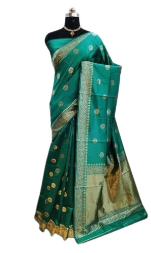 Soft Banarasi Shinny Silk Weaving Saree