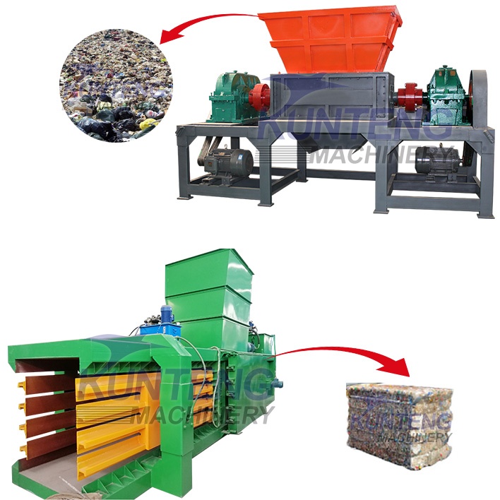 Textile Fabric Waste Cable Metal Shredding Machine