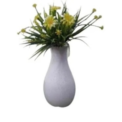 White Ceramic Flower Pot