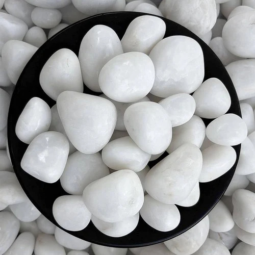 White Polished Pebbles