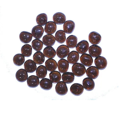 Brown Transparent Glass Gems Pebbles