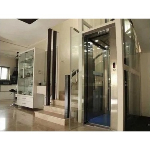 Electric Passenger Elevator Stainless Stee! Design | Remote Controller, Safety Sensor, Efficient Electric Power Supply