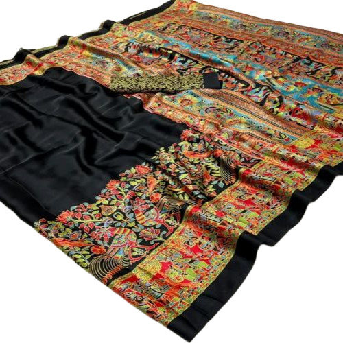 Fancy Ajrakh Saree