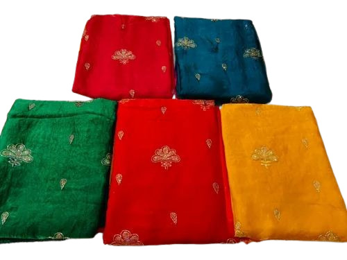 Multicolor Rajputi Satin Suit