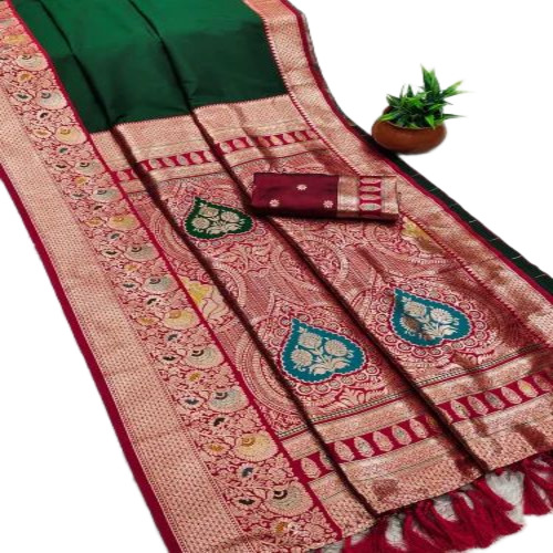 Mysore Green Silk Saree