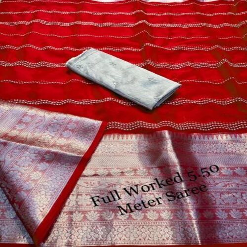 Organza Kanjivaram Saree