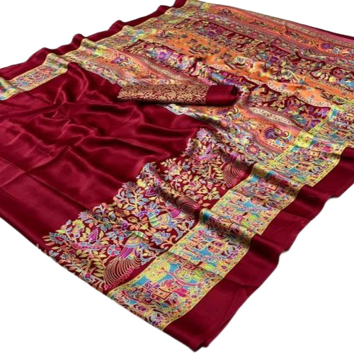 Pure Ajrakh Saree