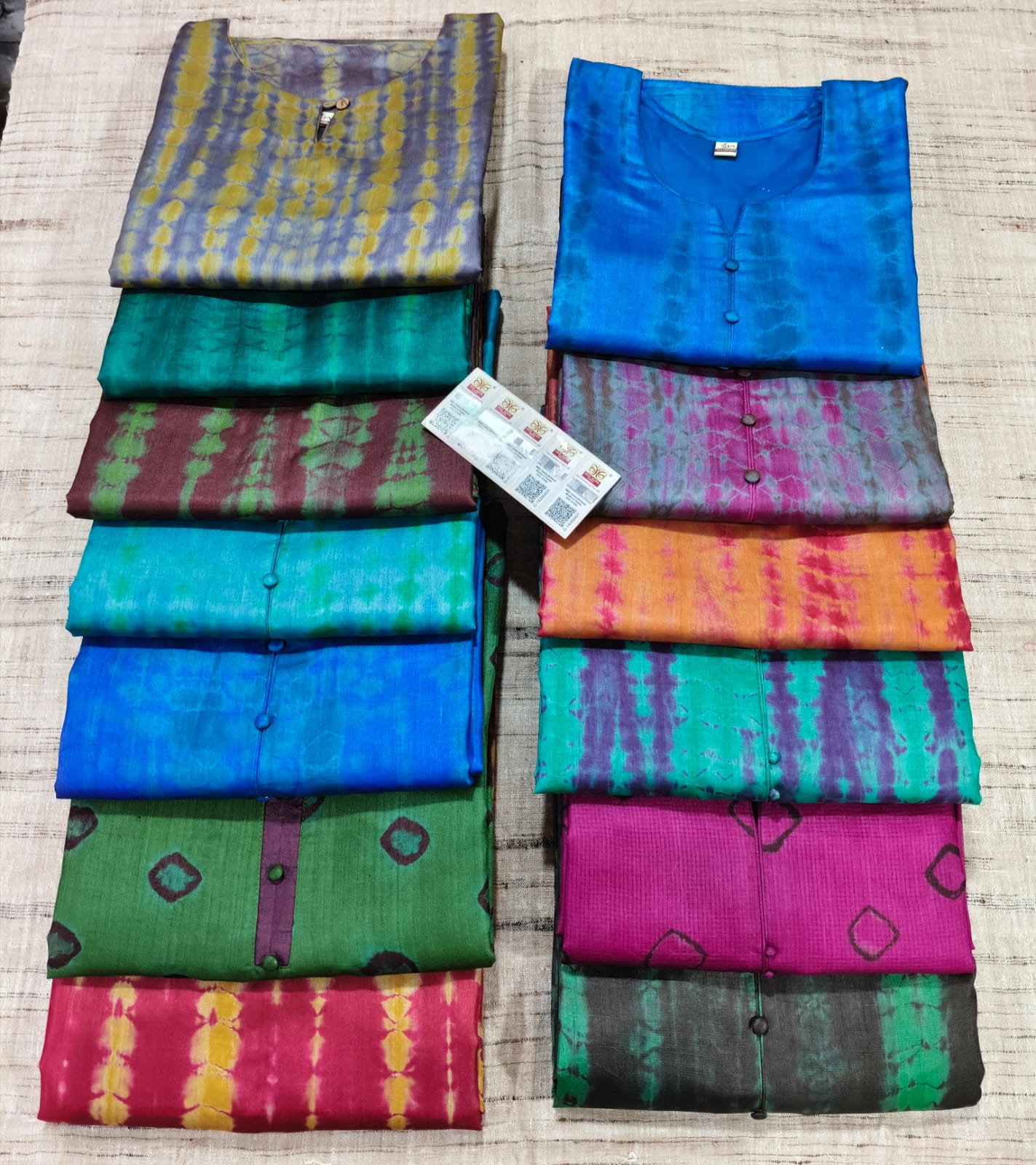 Pure Tussar Silk Semi Stitched Kurti