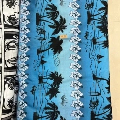 Beach Digital Print Fabric