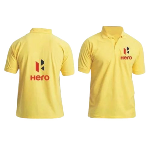 Yellow Color Promotional T Shirts