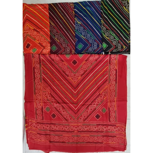 120 GSM Cotton Gujri Bandhej Printed Dupatta