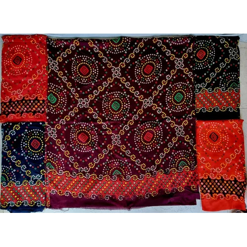 3.90 Meter Cotton Gujri Printed Dupatta