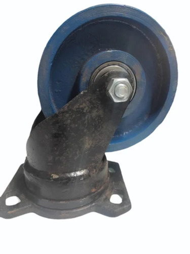 Blue Heavy Duty Forged Caster Wheels - Finish: Powder Coated