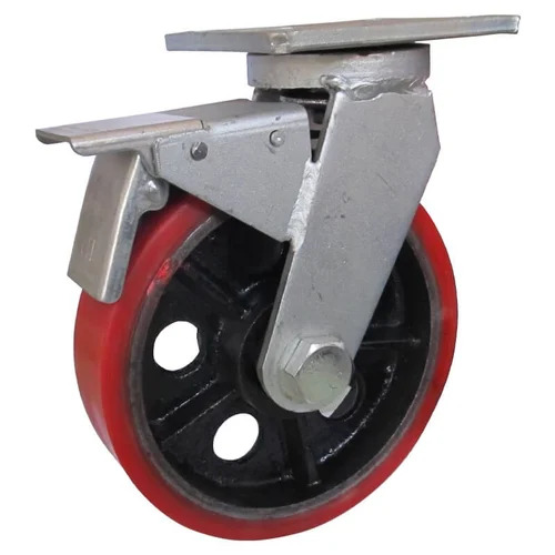 Ci Pu Caster Wheels - Color: Red