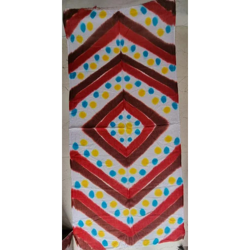 Cotton Bandhej Printed Dupatta - 100 GSM Maheshwari Cotton, 1.90 Meter, Multicolor | Soft, Breathable, Handwash, Machine Wash