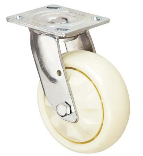 Cream Premier Forged Caster Wheels - Finish: Powder Coated