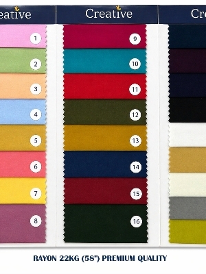 Heavy Rayon Fabrics - Application: Top Wear/ Bottomwear