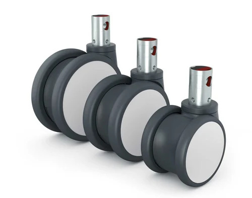 Medical Caster Wheel - Color: Black