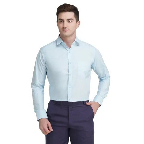 Men Plain Formal Uniform Shirt