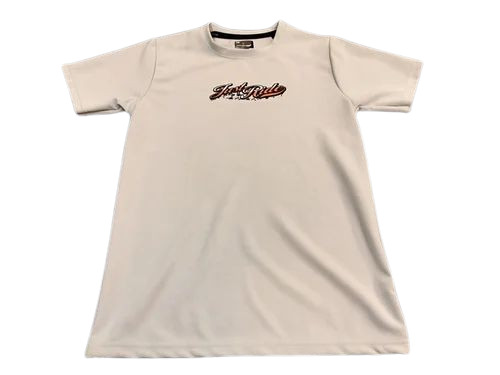 Men White Cotton Round Neck T Shirt