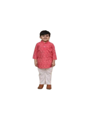 Red Kids Kurta Pajama