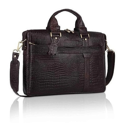 38.1Cm Dorper Moneyhill Genuine Leather Office Bag - Color: As Per The Customer Choice