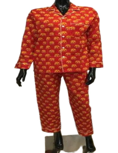 Ladies Fancy Cotton Night Suit