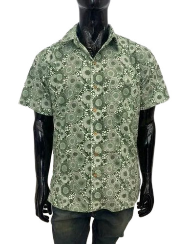 Men Hand Block Printed Shirt