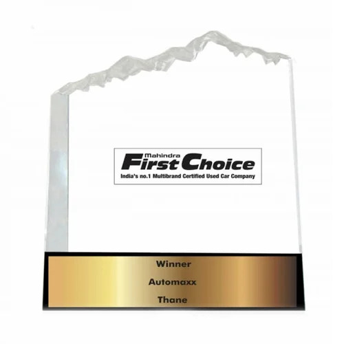 Mesmeric Mountain Award Crystal Trophy