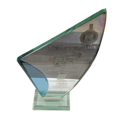 Printed Crystal Trophy