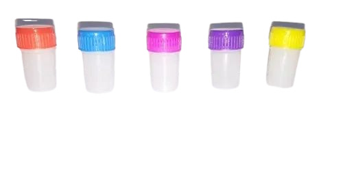 1/2 Dram White Homeopathic Plastic Bottle