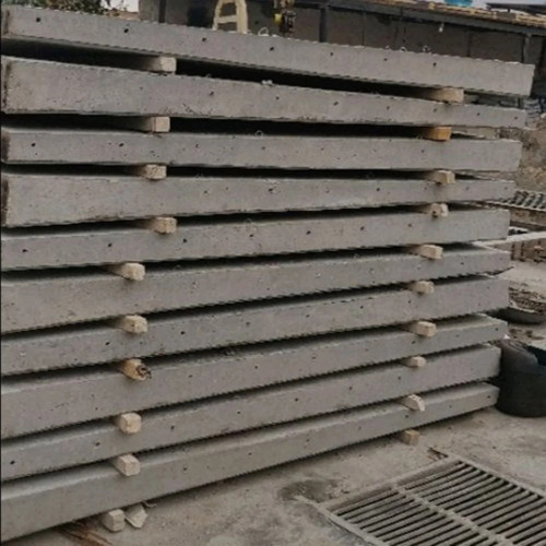 6 Inch Width Rcc Fencing Poles - Color: Grey (Natural Concrete)