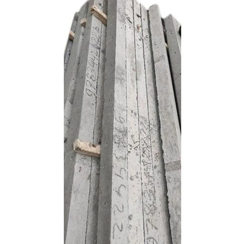 7 Feet Cement Fencing Pole - Color: Grey (Natural Concrete)