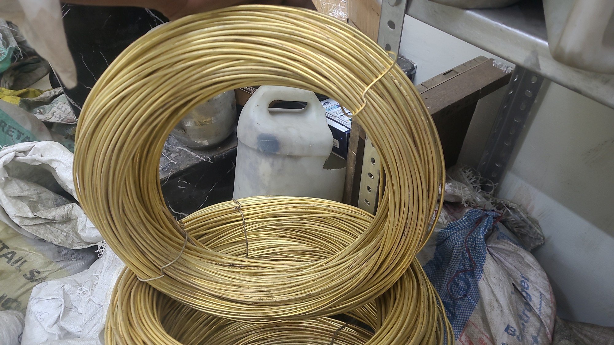 Brass Wire - Color: Yellow