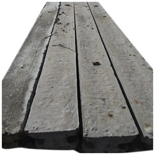 Concrete Fencing Pole - Color: Grey (Natural Concrete)