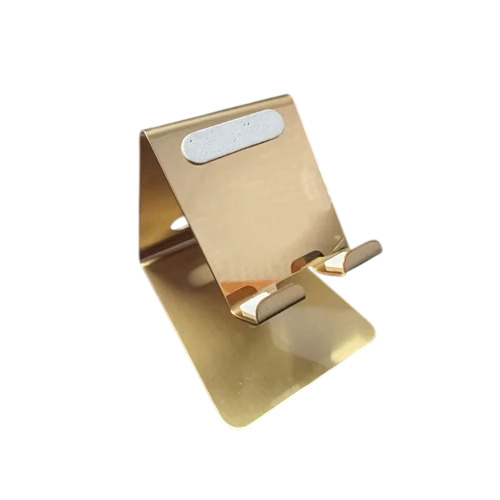 Golden Metal Mobile Stand