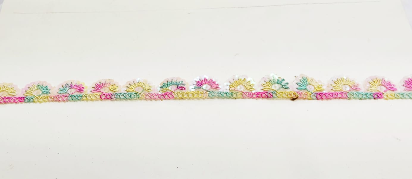 Polyester Lace - Color: Multicolour
